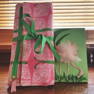Lilly Pulitzer tri-fold clutch